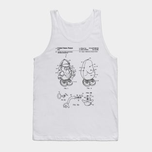 Mr.Potato Head Patent Black Tank Top